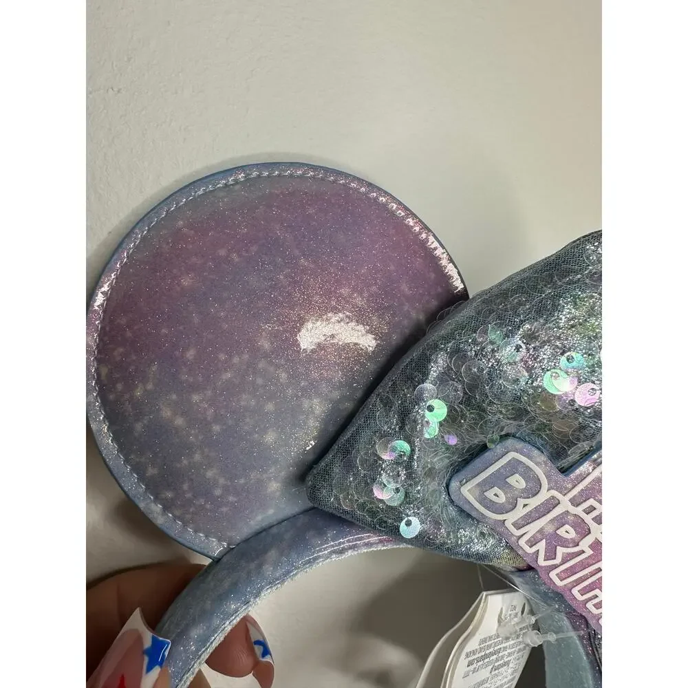 Disney Parks Happy Birthday iridescent Ears